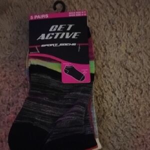 SET Active Sport Socks - 5 Pack Multicolor